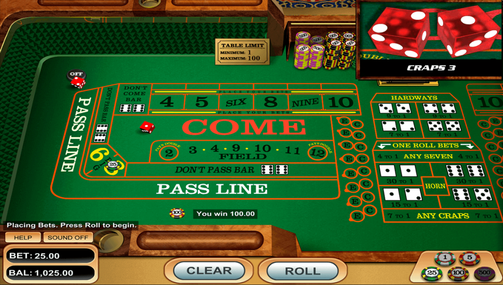 Strategy To Play Craps At Online Casino