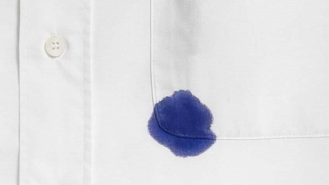 cara menghilangkan noda tinta pada baju putih