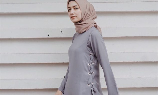 baju abu abu cocok jilbab warna apa